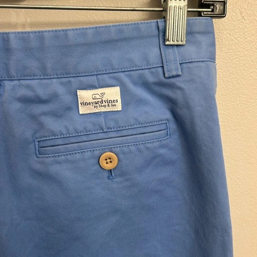 Boys blue vineyard vines size 12 classic straight leg cotton chino